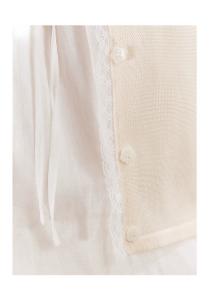Lace Trim Cardigan