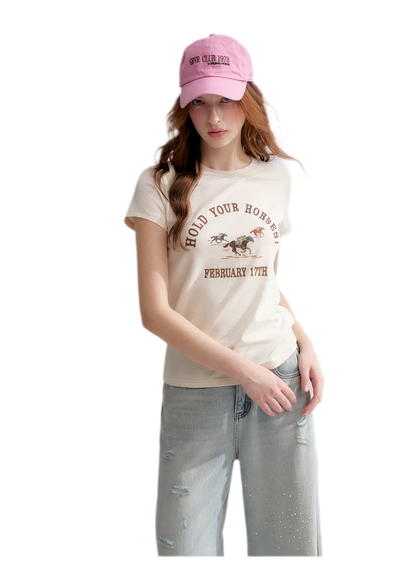 Vintage Horse Print Tee