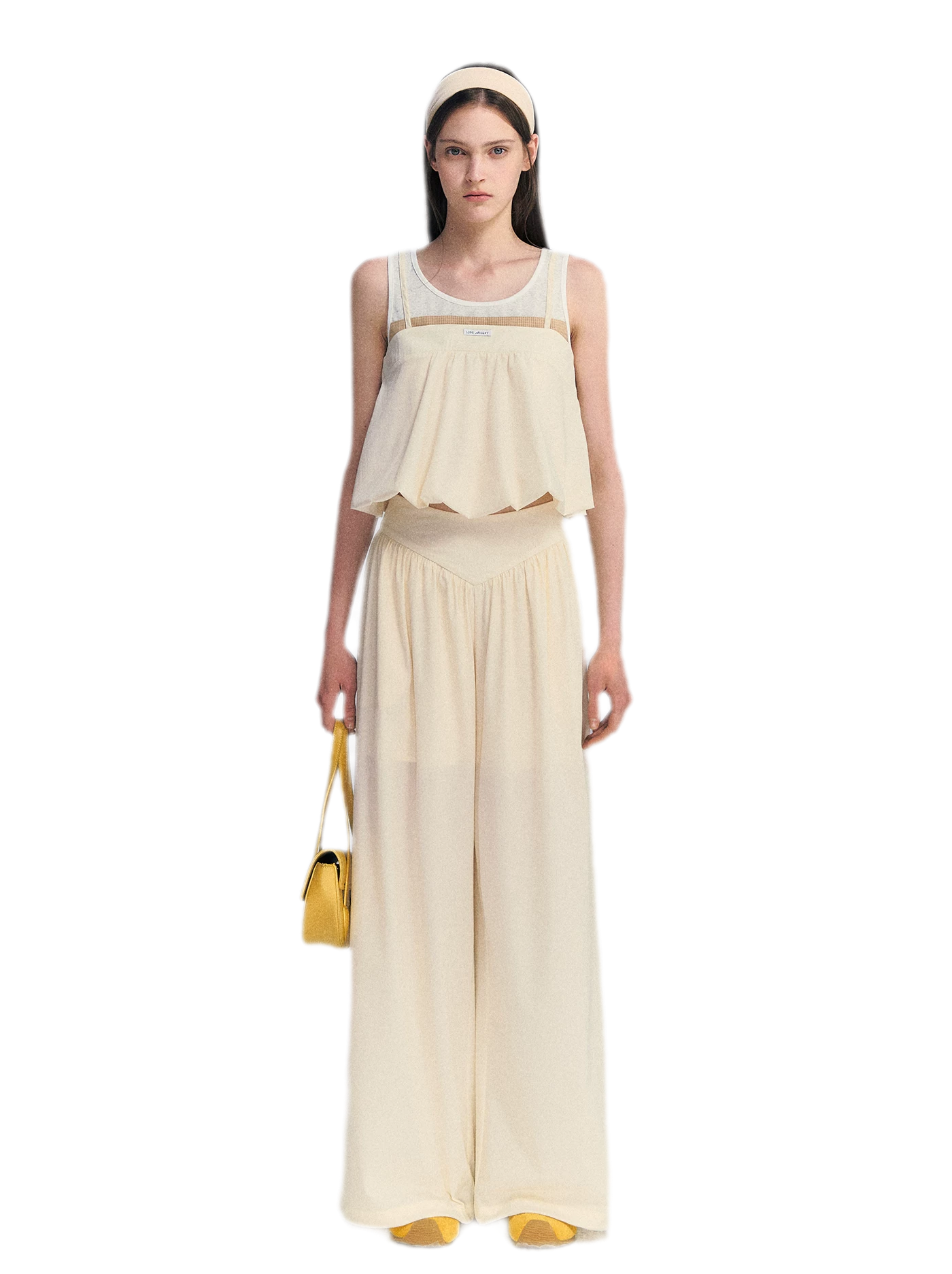Contrast Faux Layered Set