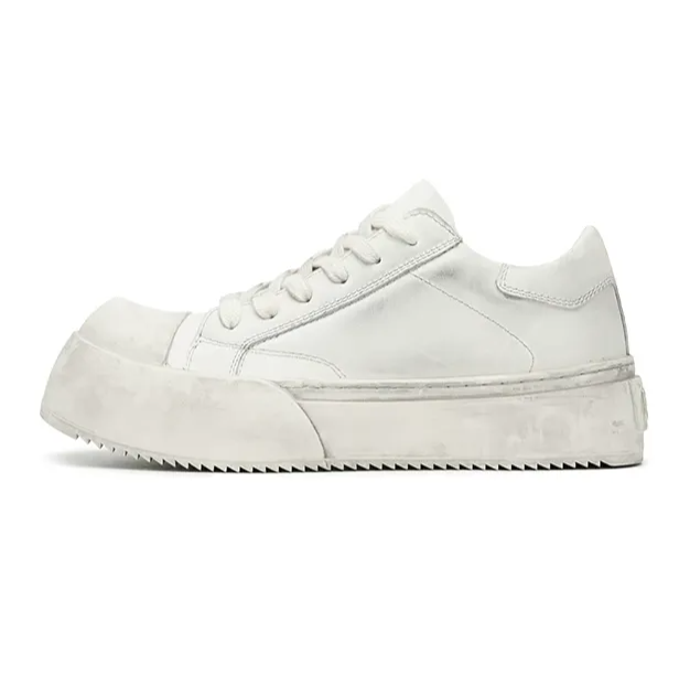 Leather Jumbo Platform Sneakers