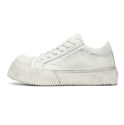 Leather Jumbo Platform Sneakers