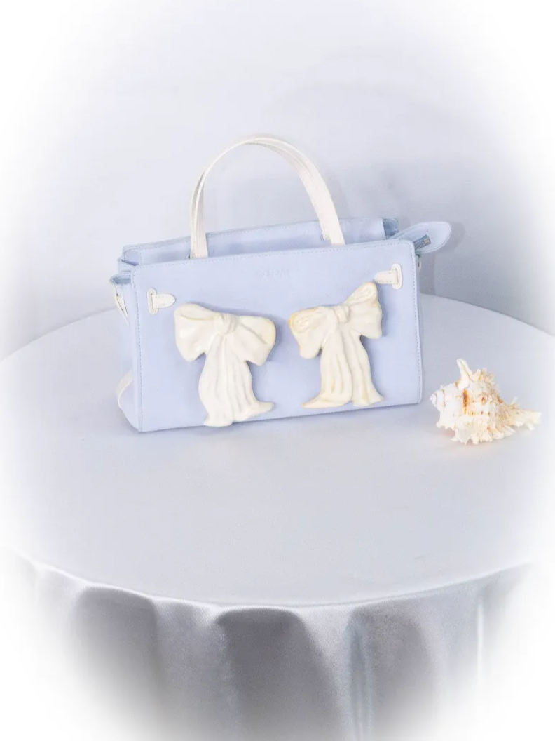 Handcrafted Ceramic Bow Bag