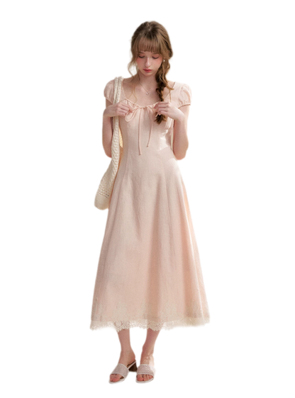 French Lace Long Dress