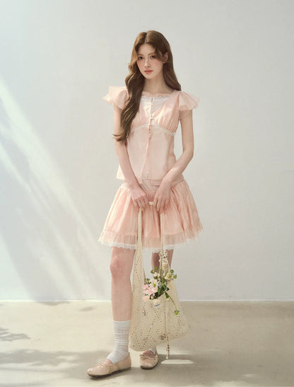 Shell Girl Blouse Skirt