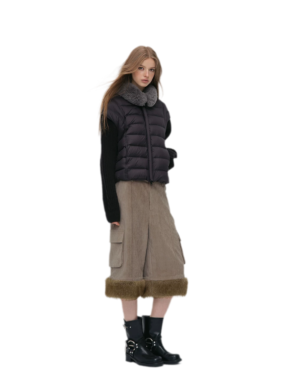 Detachable Sleeve Down Vest
