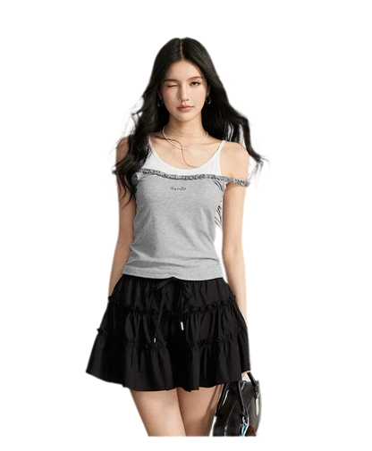 Lace Tie Skirt