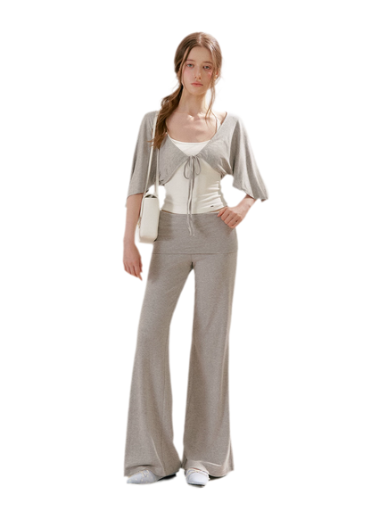 Sportique Knit Straight Pants
