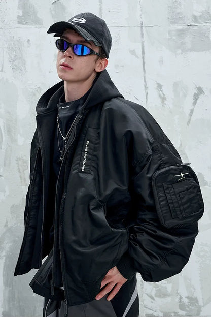 Down-Filled Detachable Puffer Jacket