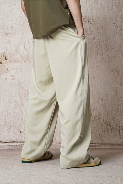 Relaxed Straight-Leg Trousers