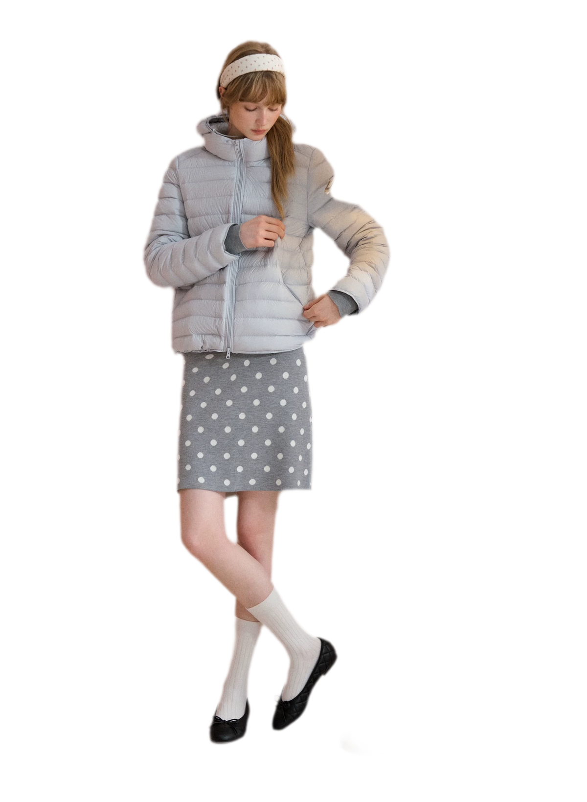 Lightweight Quilted Hooded Down Jacket