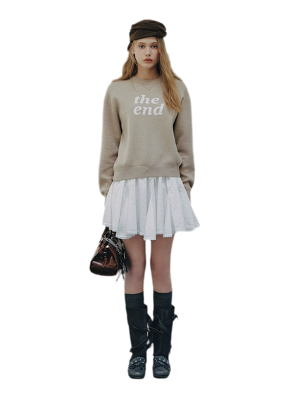 Eyelet Embroidered Lace Mini Skirt