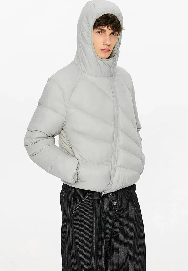 Lightweight Hooded Down Jacket