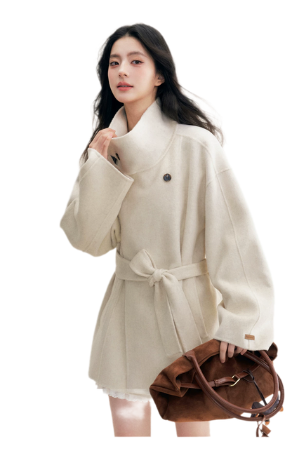 70 Wool Stand Collar Coat
