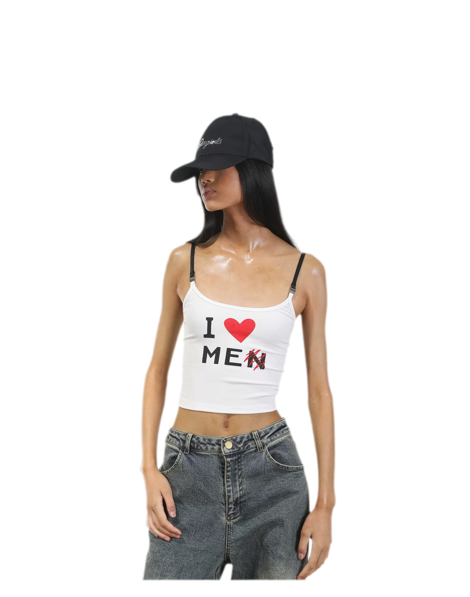 Crystal Silk Rhinestone Cap