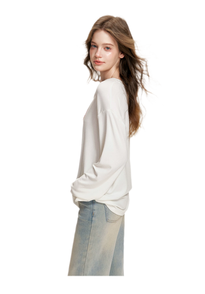 Sequin Apple T-Shirt