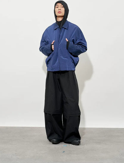 Textured Curved Panel Jacket