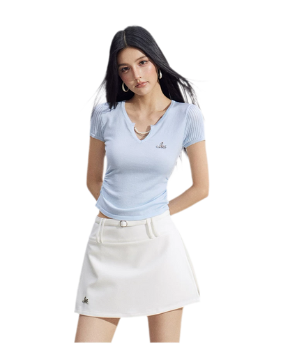 V-Neck Lyocell Tee