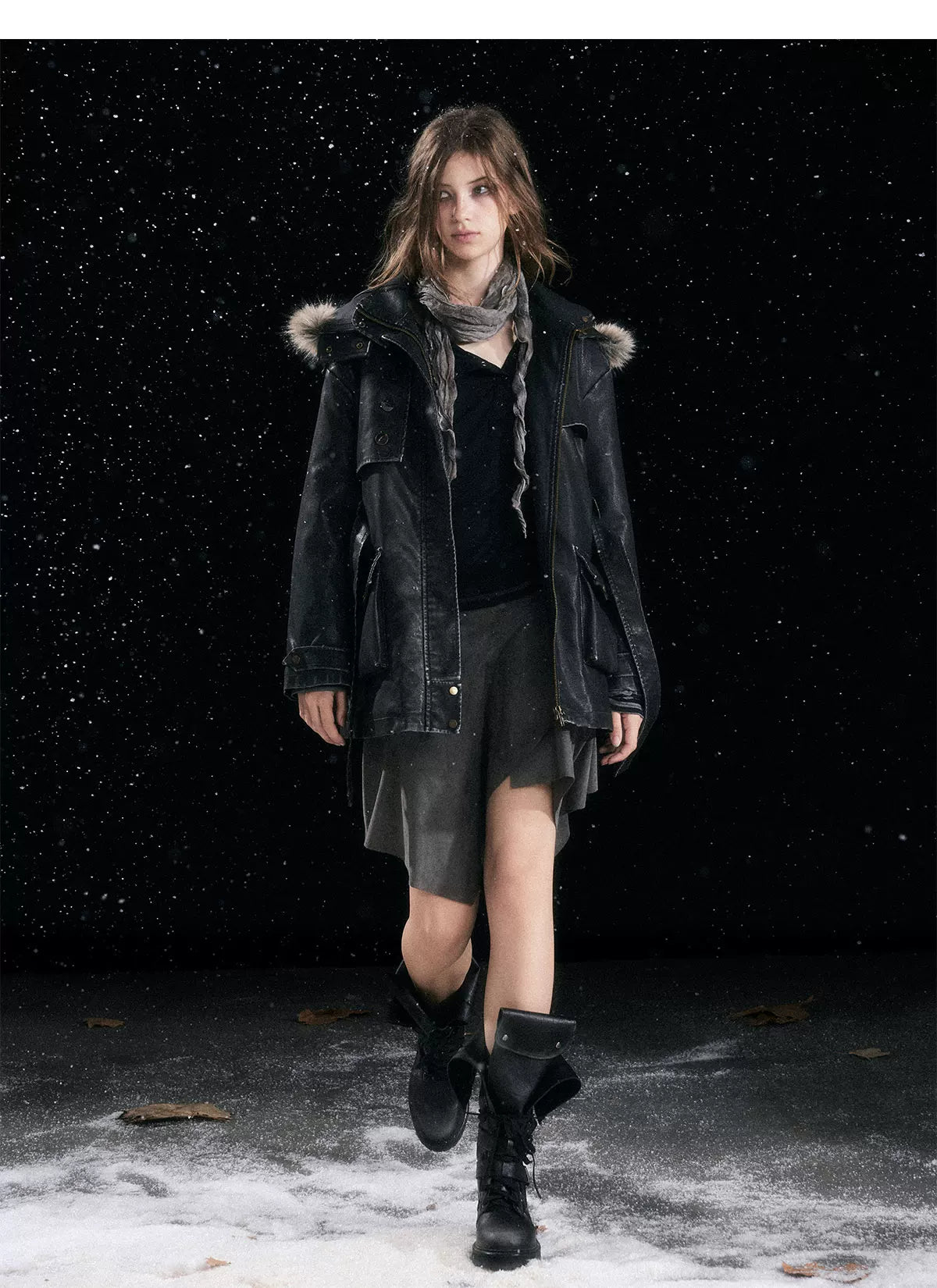 Punk Foldover Platform Boots