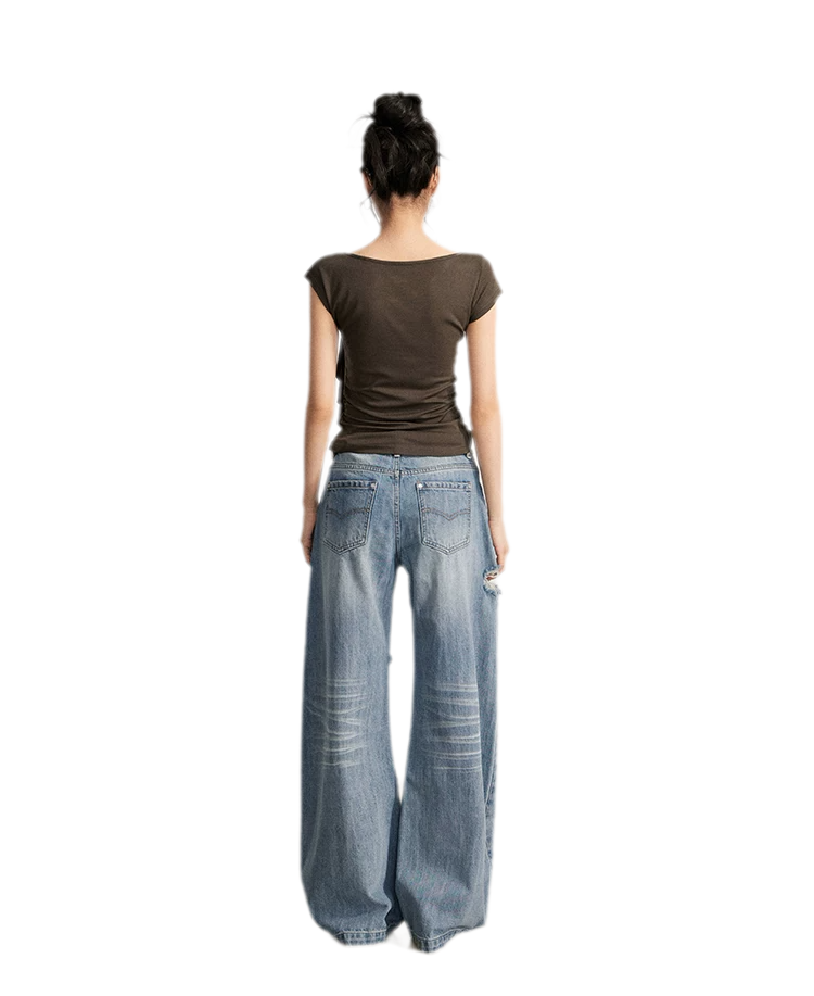 Draped Asymmetric Tee