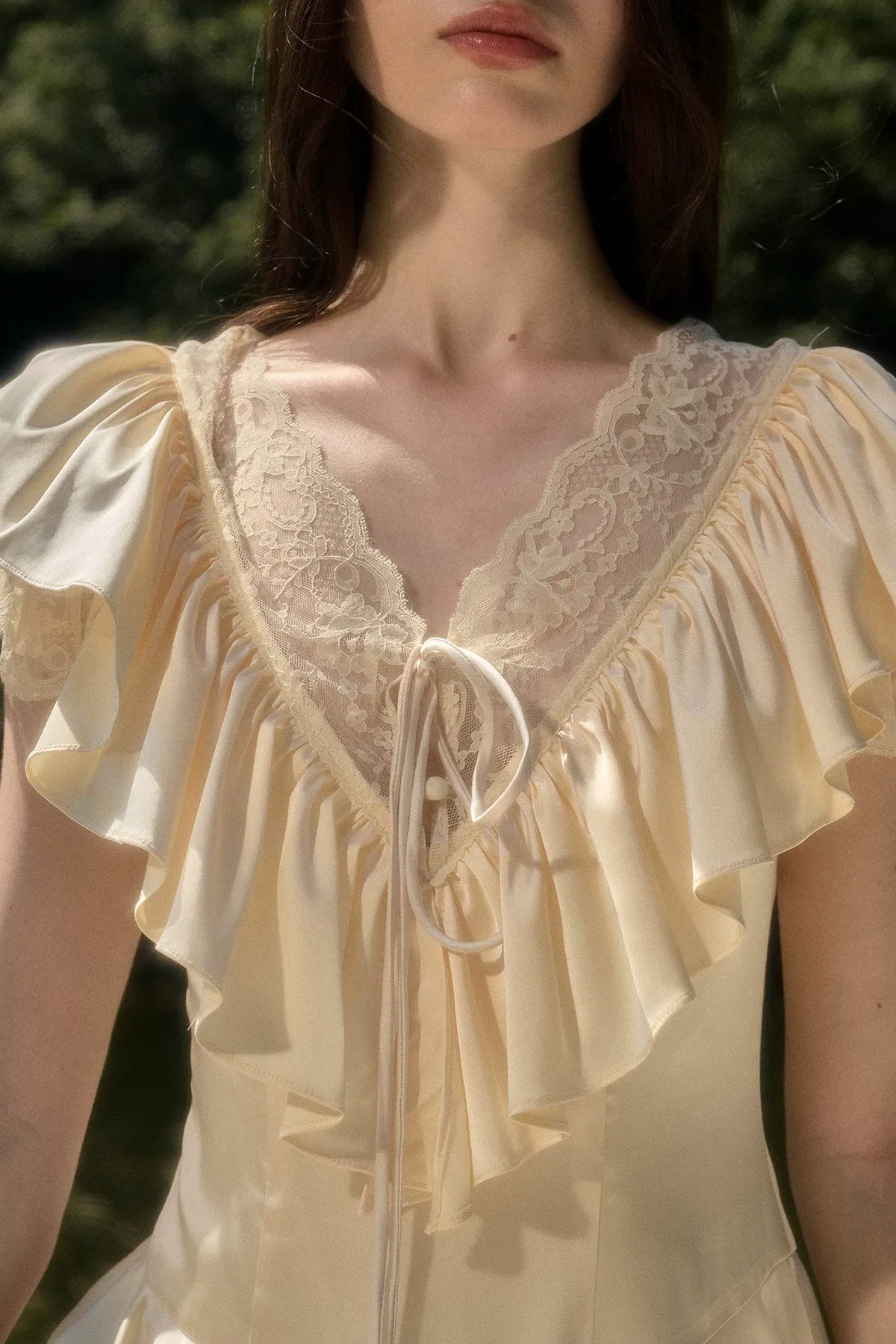 Lace V-Neck Dress