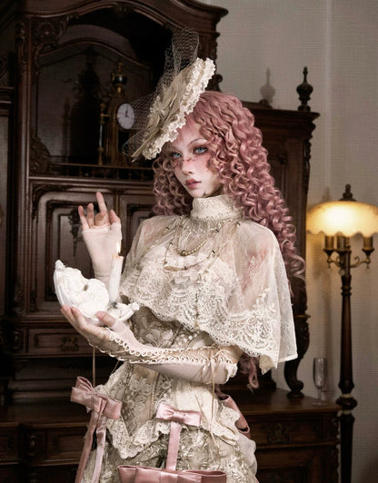 Lace Victorian Cape Top