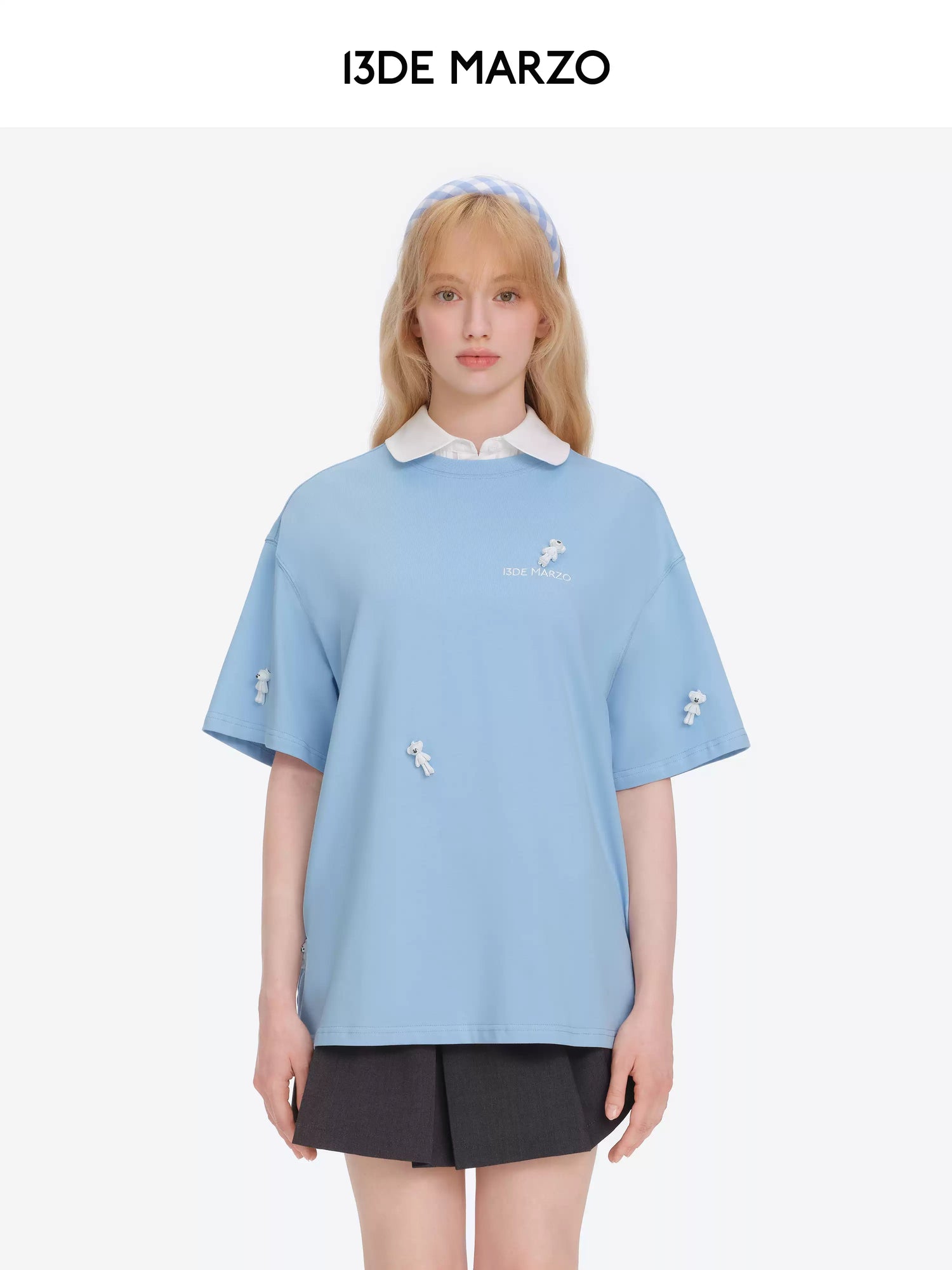 Unisex 2026 Spring/Summer Plush Bear T-Shirt