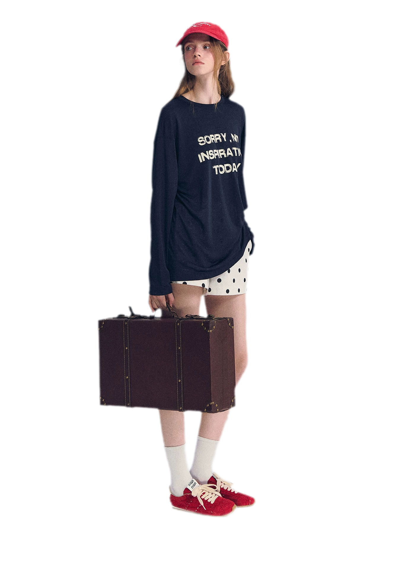 Lyocell Print Long Sleeve Top