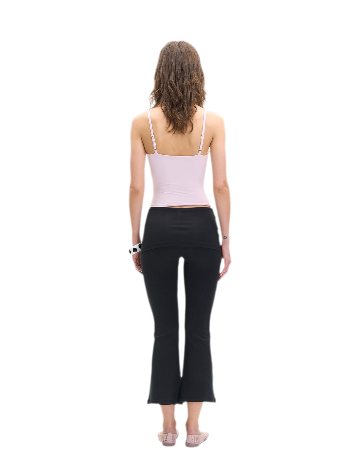 Capri Foldover Flare Pants