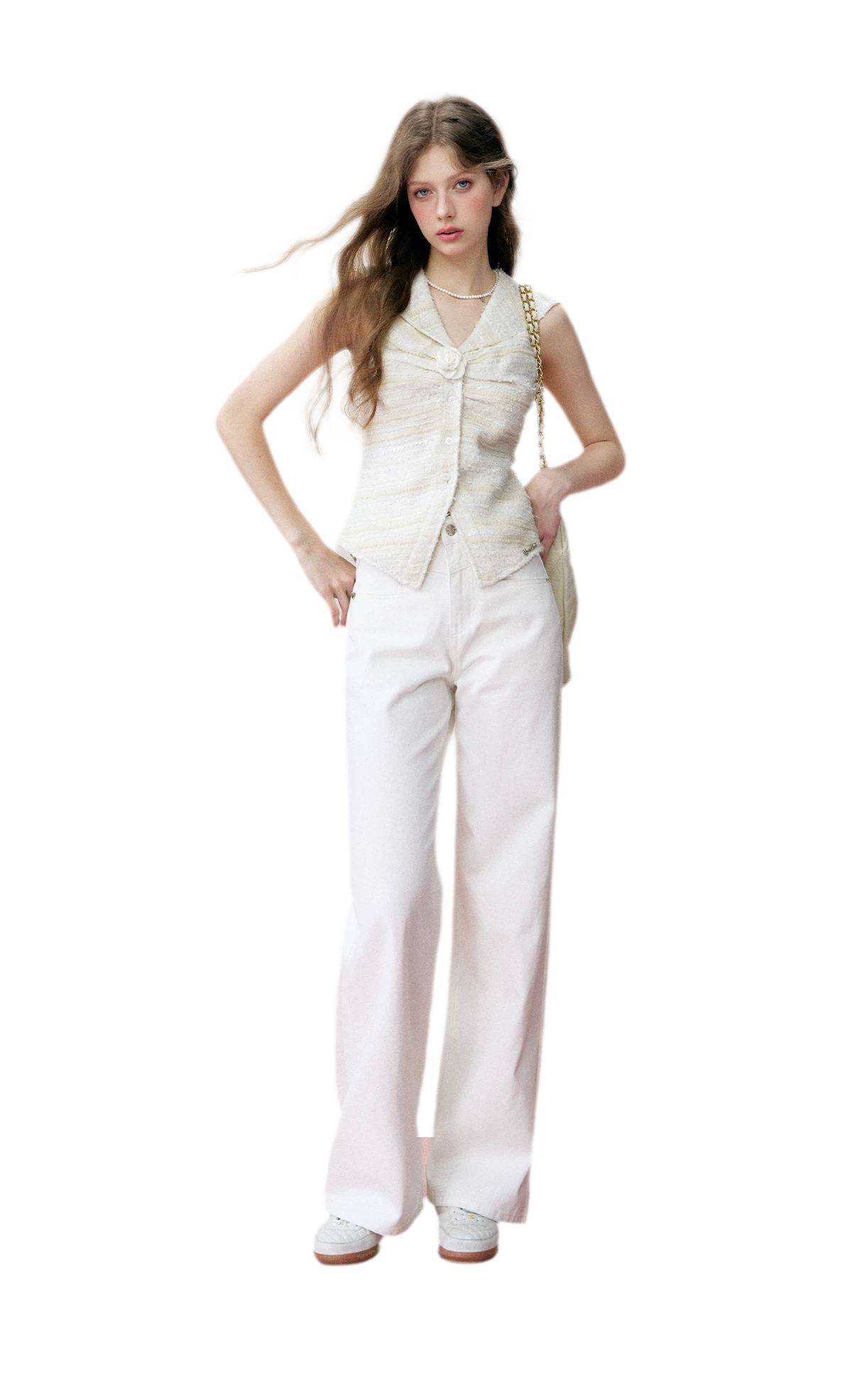 High-Waist Wide-Leg Jeans