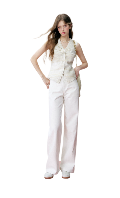 High-Waist Wide-Leg Jeans
