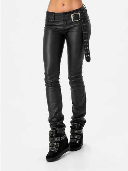 Sneakers alte con plateau e borchie