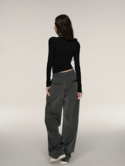 Napoleon Wide-Leg Suit Trousers