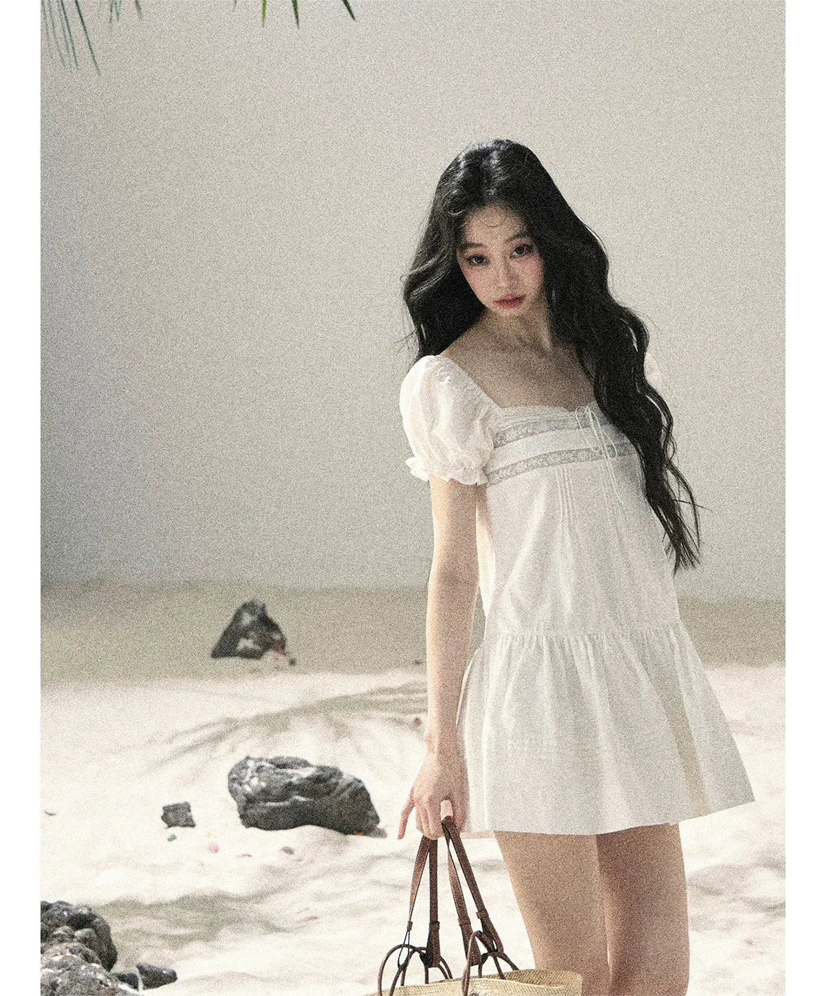 Cloudy Lace Puff Dress