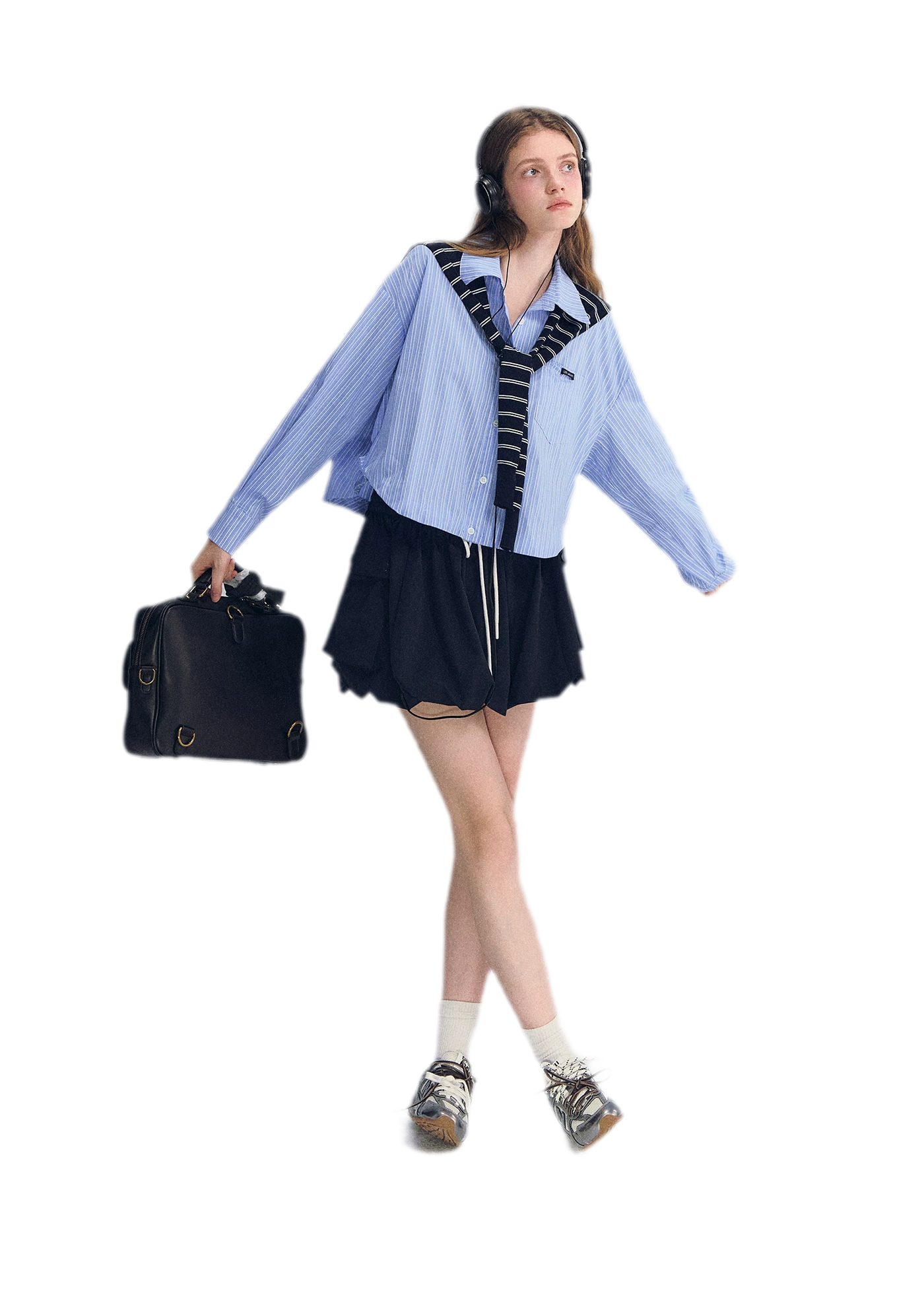 Half-Zip Drawstring Jacket