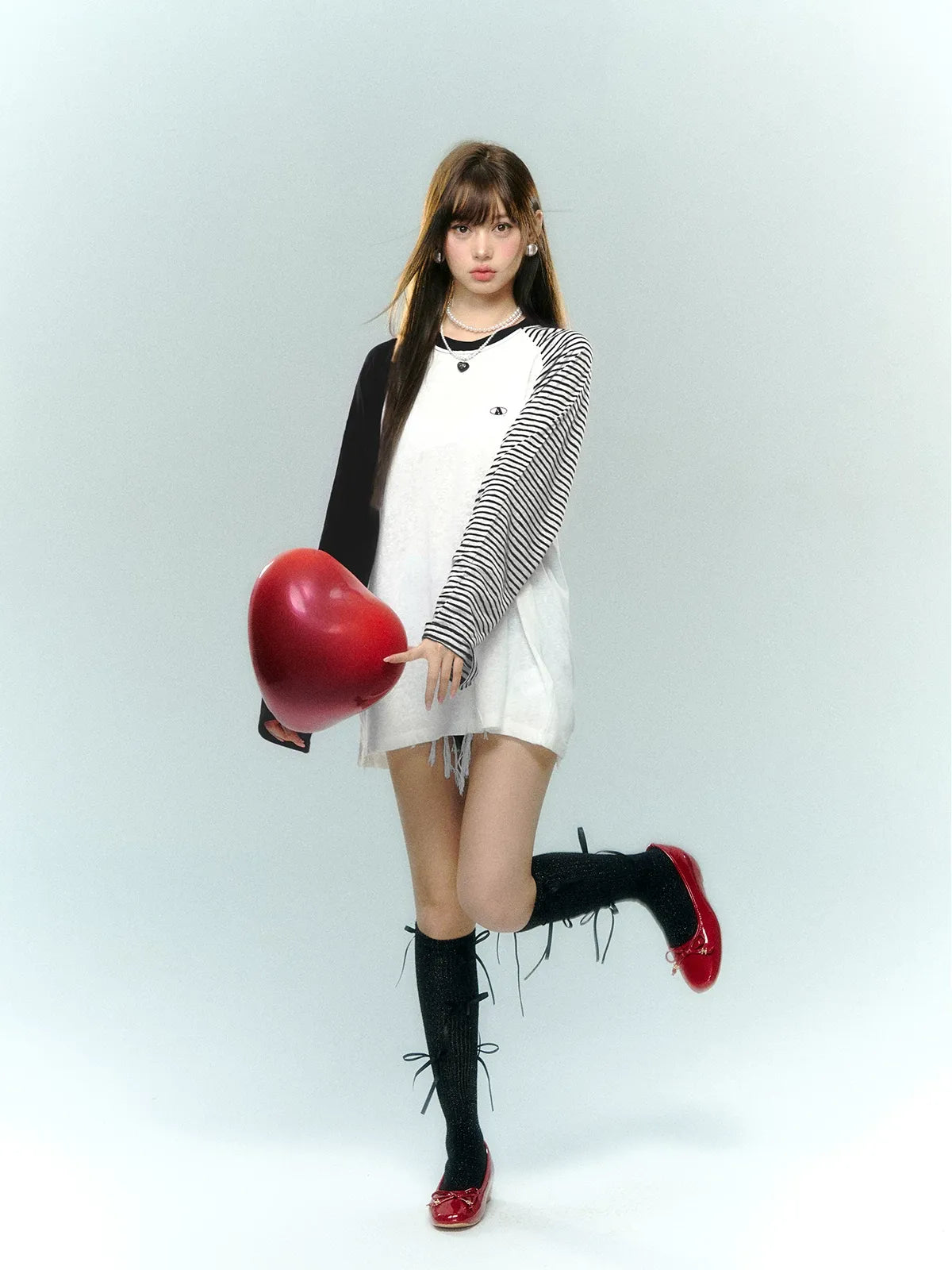 Color-Block Striped Top