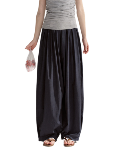 Pleated Balloon Relaxed Pants
