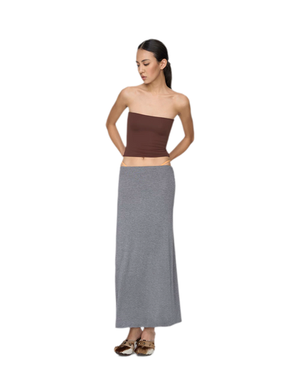 Imported Brushed Bustier Top