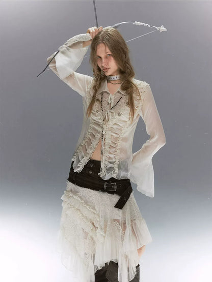 Palace Chiffon Lace Shirt