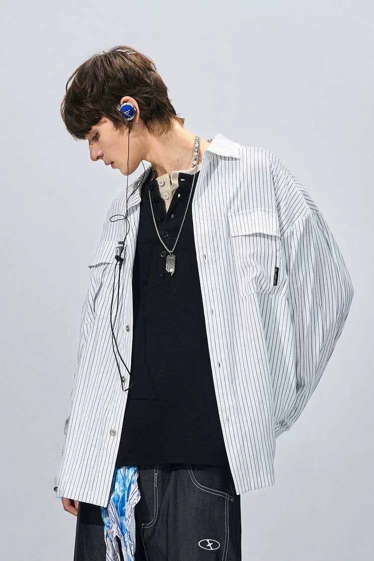 Vintage Striped Relaxed Shirt