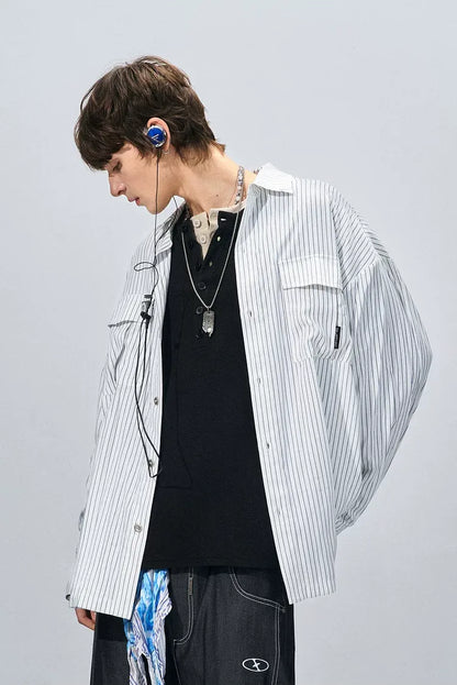 Vintage Striped Relaxed Shirt