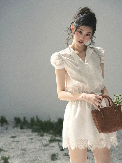 Lace Two-Way Set