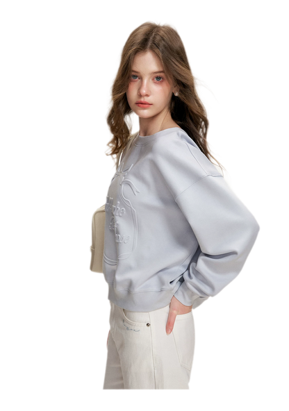 Modal Embossed Sweatshirt