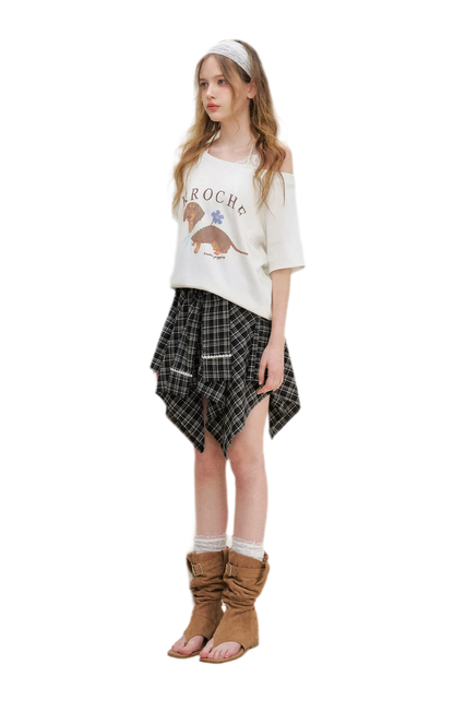 Handpainted Dachshund Tee Cami