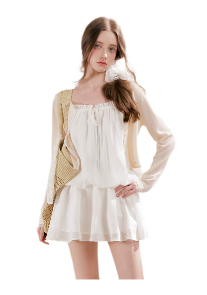 Lace Trim Cardigan