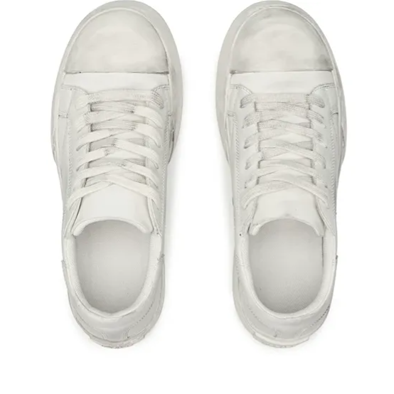Leather Jumbo Platform Sneakers