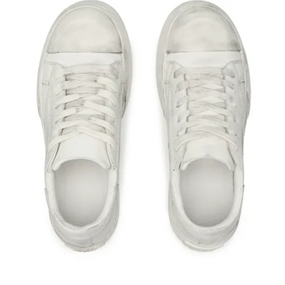 Leather Jumbo Platform Sneakers