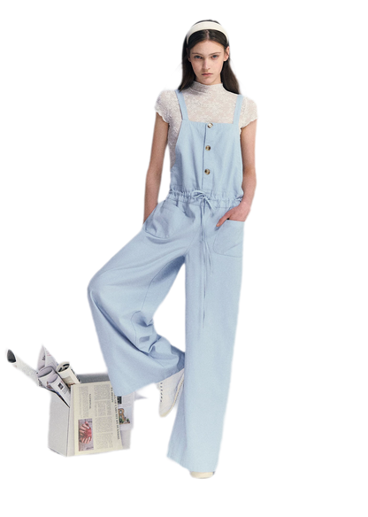 Drawstring Jumpsuit