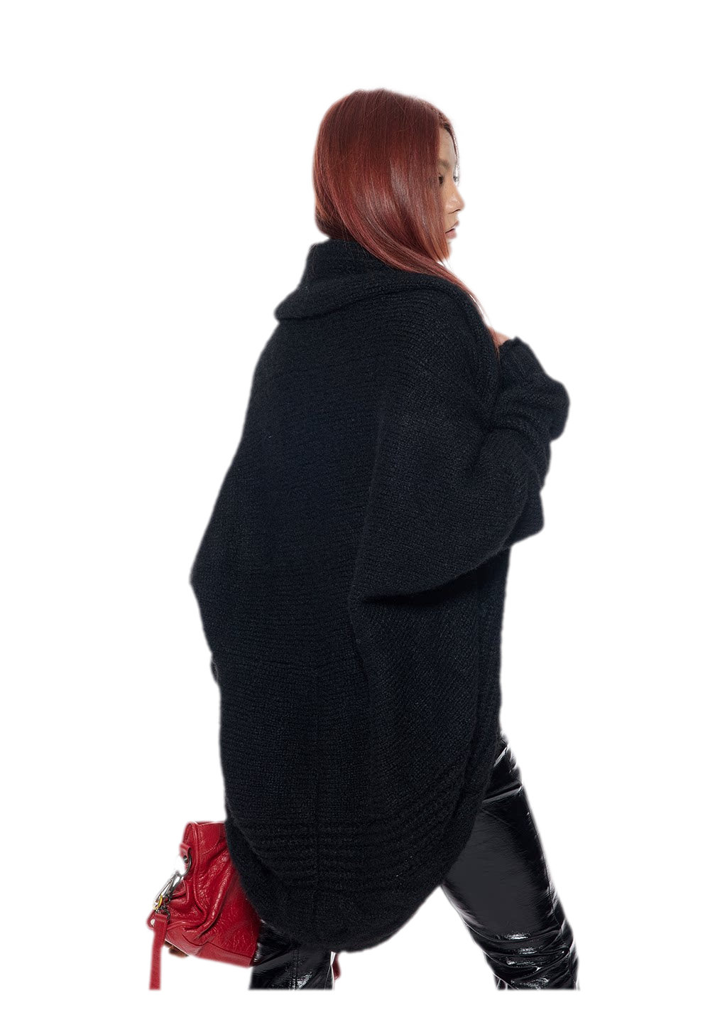 Oversized Shawl Knit Cardigan