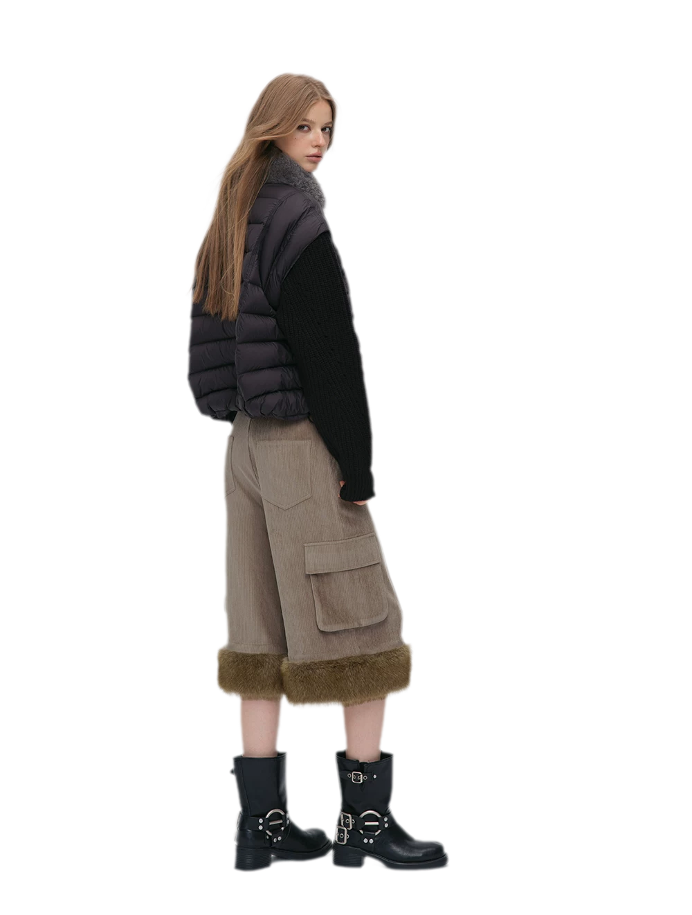 Detachable Sleeve Down Vest