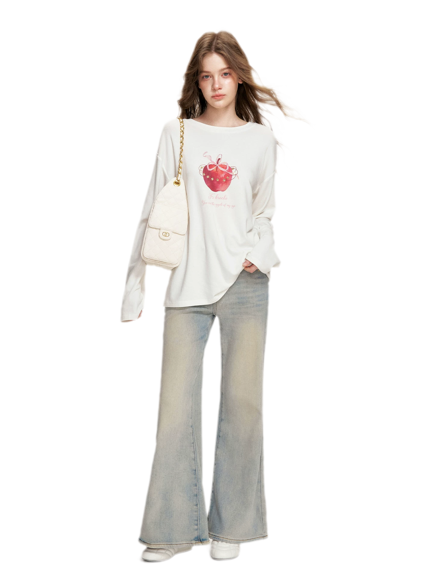 Sequin Apple T-Shirt